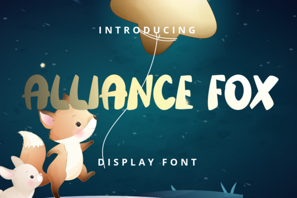 Alliance Fox: A Whimsical Display Font for Campaign Graphics