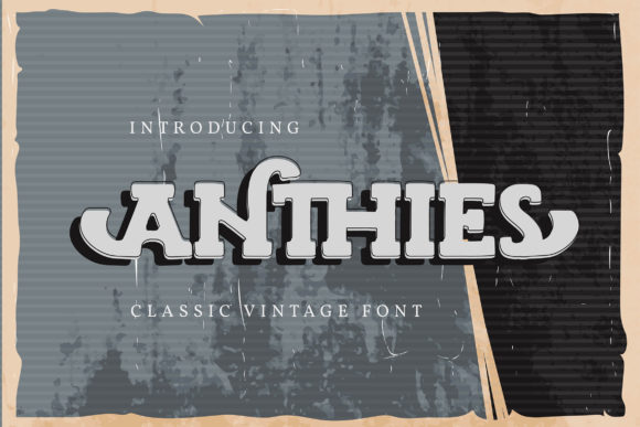 Anthies: A Bold Display Font That Elevates Small Business Branding