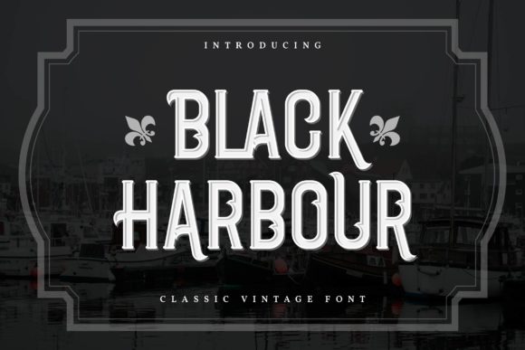 Black Harbour: A Modern Display Font for Bold Marketing Visuals