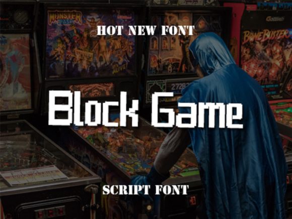 Block Game: A Bold Display Font That Elevates Small Business Branding