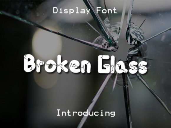 Broken Glass: A Striking Display Font for Modern Web Design