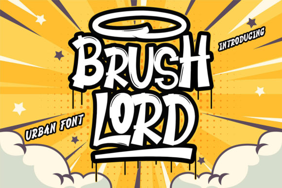 Brush Lord: A Bold Display Font for Web Designers and Digital Creators