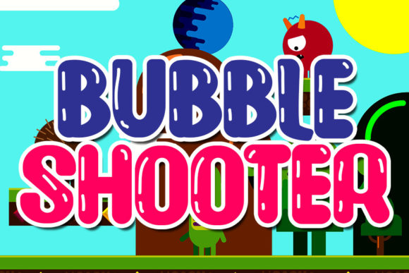 Bubble Shooter: A Playful Display Font for Business Branding