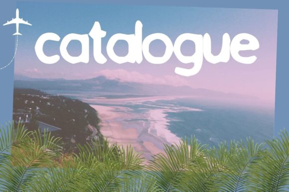 Catalogue: A Minimalist Sans Serif Font for Elegant Editorial Design
