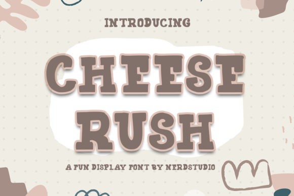 Cheese Rush: A Vintage-Inspired Display Font That Elevates Brand Design