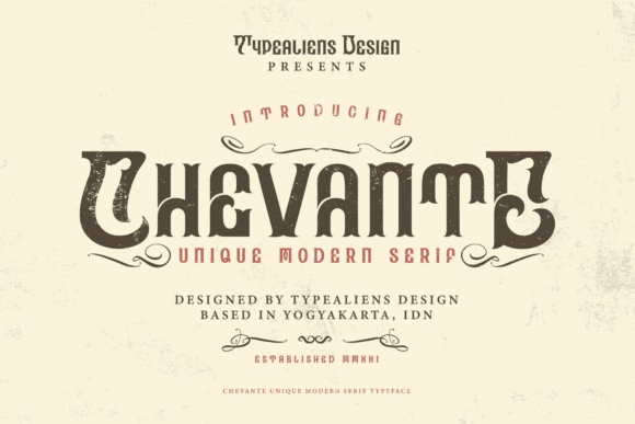Chevante: A Designer’s Take on This Bold Display Font