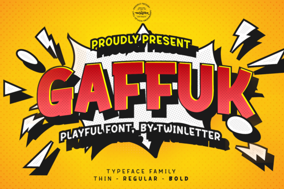Gaffuk: A Bold Display Font for Modern Web Design