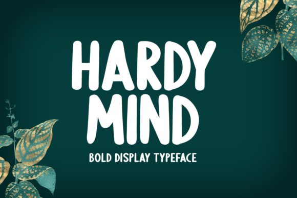 Hardy Mind: A Bold Display Font for Impactful Marketing Visuals
