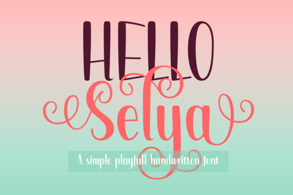 Hello Selya: A Joyful Display Font for Modern Web Design
