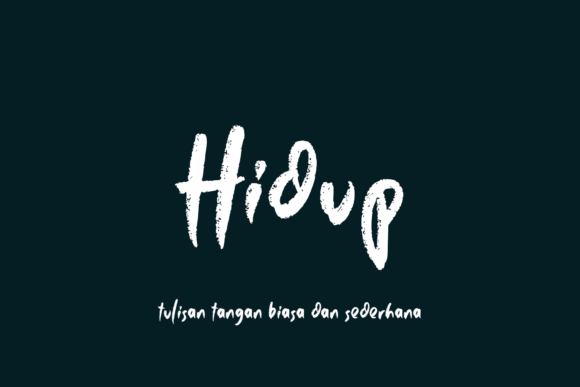 Hidup: A Bold Display Font That Elevates Campaign Visuals