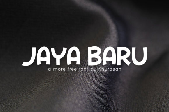 Jaya Baru: A Modern Display Font for Crafters & Product Designers