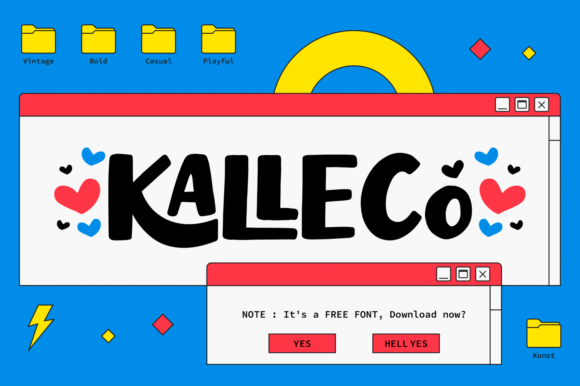 Kalleco: A Vintage Display Font for Editorial Design and Digital Publishing