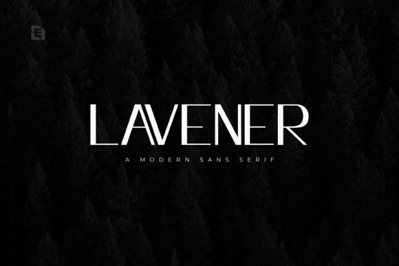 Lavener: A Modern Display Font for Editorial Elegance