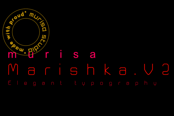 Marishka: A Modern Display Font for Elegant Editorial Design