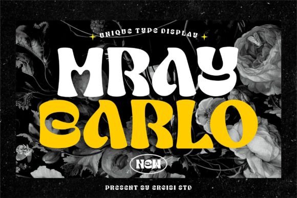 Mray Barlo: A Retro Display Font for Handmade Labels, Invitations & Shop Branding