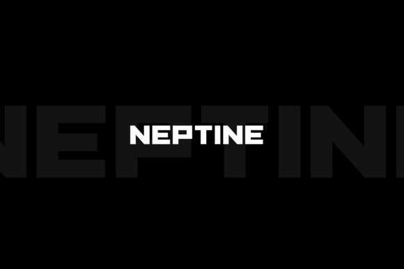 Neptine: A Bold Display Font for Modern Editorial Design
