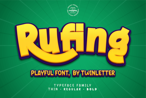 Rufing: The Playful Display Font That Makes Campaigns Pop
