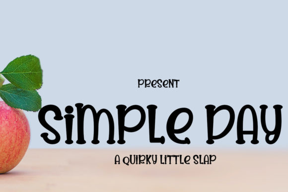 Simple Day: A Playful Display Font for Social Media and Campaign Graphics