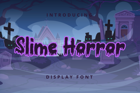 Slime Horror: A Designer’s Take on This Bold Display Typeface