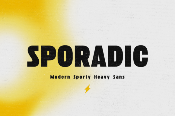 Sporadic: A Bold Display Font for Dynamic Design Projects