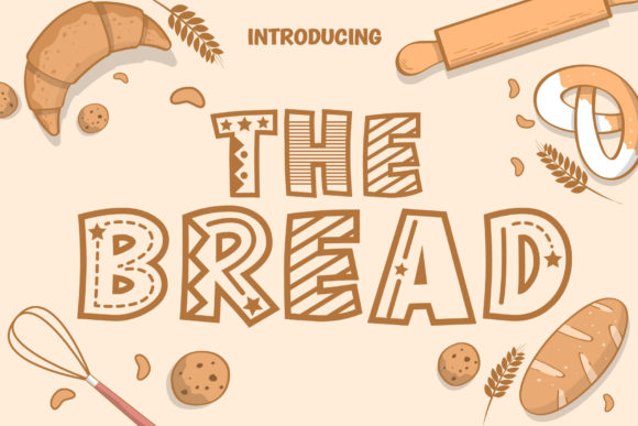 The Bread Font: A Playful Display Typeface for Business Branding