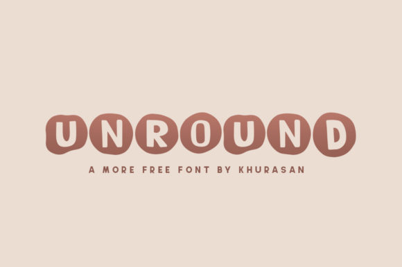 Unround: A Modern Display Font for Crafters and Makers