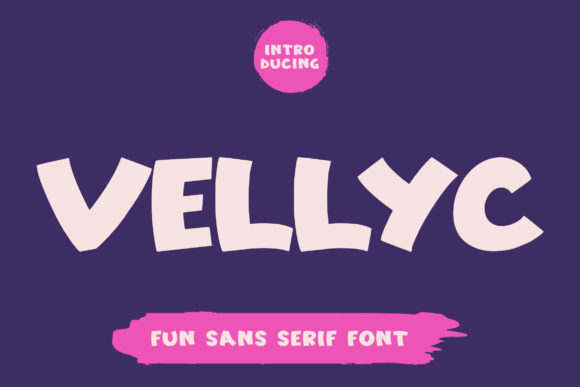 Vellyc: A Playful Display Font That Brings Handmade Projects to Life