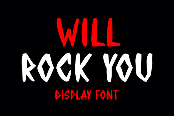 Will Rock You: A Bold Display Font That Elevates Your Brand