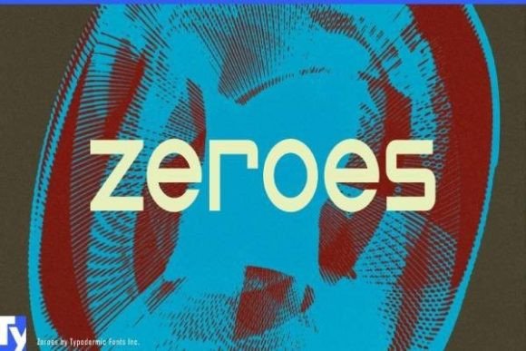 Zeroes: A Fresh Display Font for Modern Branding Projects